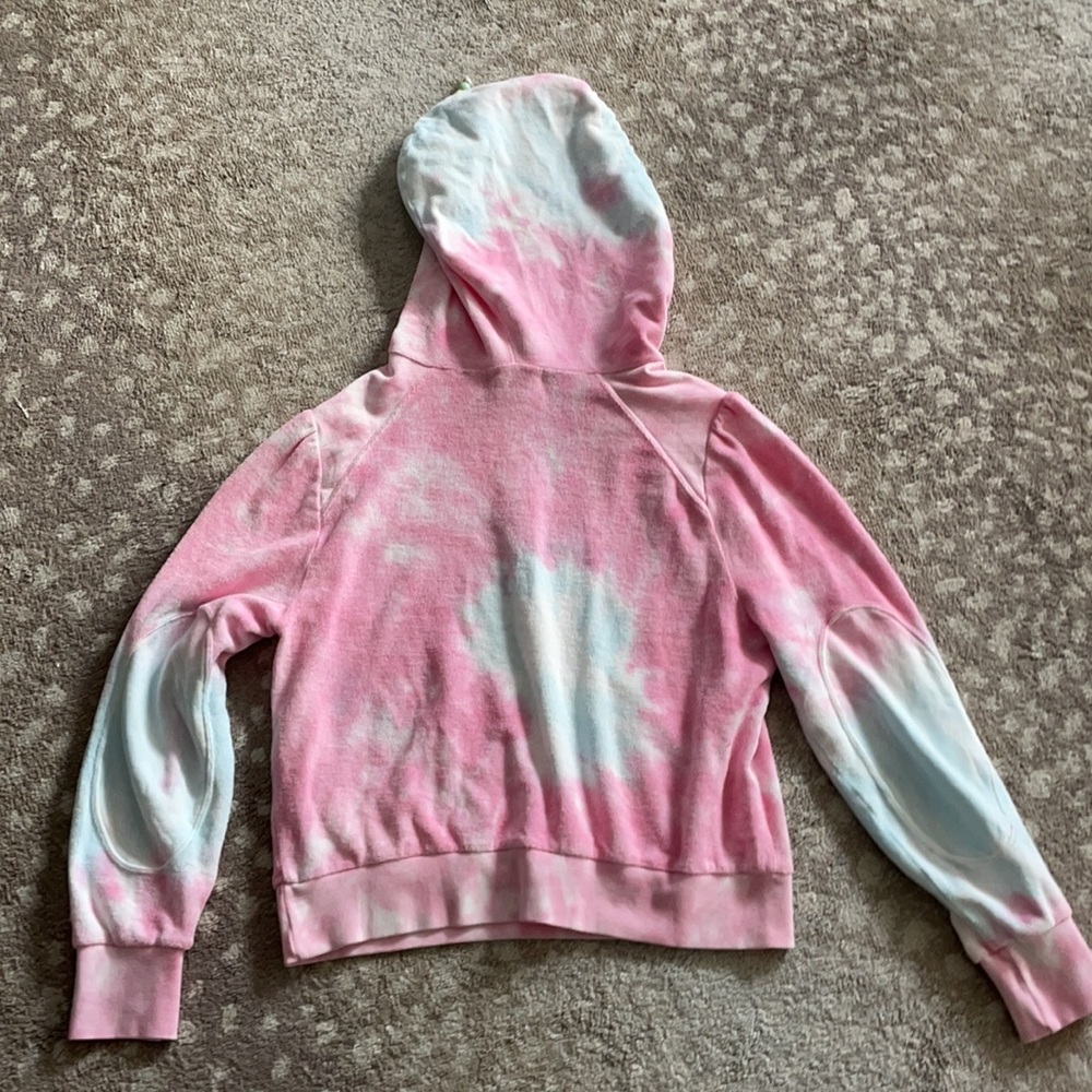 LOVESHACKFANCY Kirby Tie Dye cotton Hoodie S - Picture 8 of 8